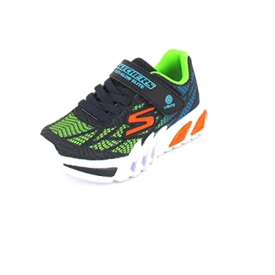 Abbildung von Skechers Flex Glow Elite VORLO Sneaker, Navy Synthetic &amp; Multi Trim, 27 EU