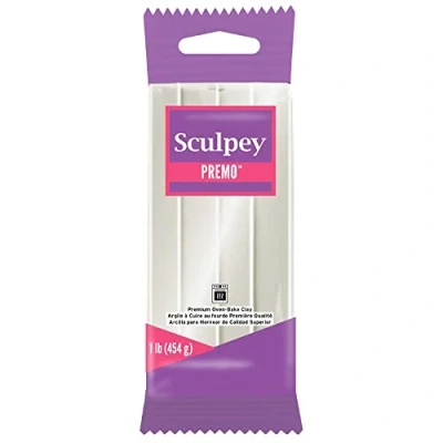 Abbildung von Sculpey PE1 5101 Oven Bake Clay Akzente, Pearl, 450 Gr