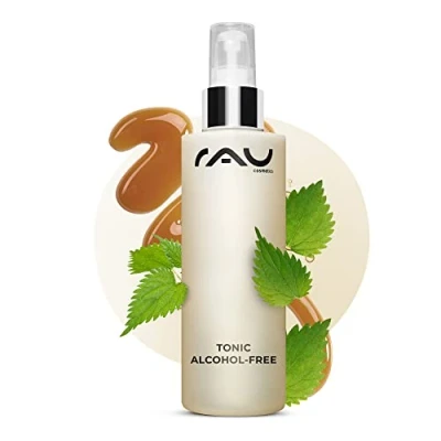 Abbildung von RAU Cosmetics Tonic alcohol free 200 ml Gesichtswasser mit Brennnessel Extrakt Gesichtsreinigung geeignet für Unreine Haut, Fettige Reife Haut Toner Karamell &amp; Milchsäure