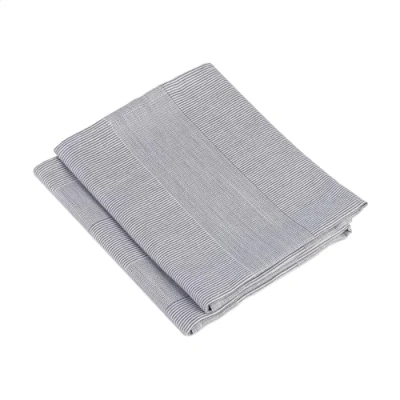 Abbildung von Gözze Geschirrtuch Set, 4 teilig, 100% Baumwoll Jacquard Stoff, Hohe Materialdichte (200 g/m²), 50 x 70 cm Silber
