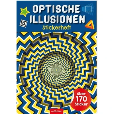 Abbildung von optische Illusionen Stickerheft: Über 170 Sticker Eigene Täuschungen entwerfen