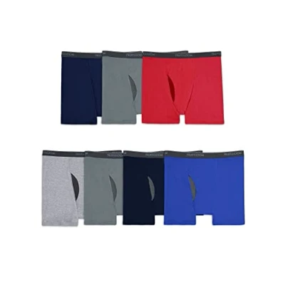 Abbildung von Fruit of the Loom Herren Coolzone Boxershorts, feuchtigkeitsableitend und atmungsaktiv, Multipacks Retroshorts, Big Man 7er Pack, XXL