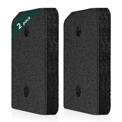 Abbildung von Filter für Miele 9164761 Trockner Wärmepumpentrockner Zubehör Schwammfilter Fusselfilter Kondenstrockner Filterschaum Schaumstoff Sockelfilter Fein Grob 207 x 157 30mm,2er Set