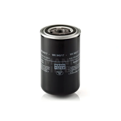 Abbildung von MANN FILTER WK 940/17 Kraftstofffilter Anschraubfilter