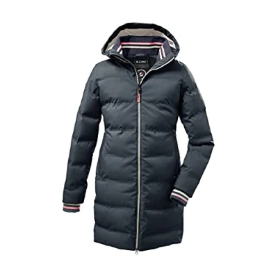 Abbildung von Killtec Mädchen Kow 33 Grls Qltd Ct Steppjacke mit Kapuze, marine, 152 EU