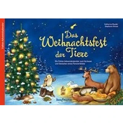 Abbildung von Das Weihnachtsfest der Tiere. Ein Folien Adventskalender zum Vorlesen und Gestalten eines Fensterbildes (Adventskalender mit Geschichten für Kinder: Buch Basteln)