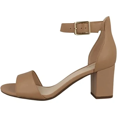 Abbildung von Clarks Damen Deva Mae Pumps, Camel Leather, 42 EU Schmal