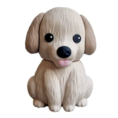 Abbildung von Ulticool Hund Jung 32 GB USB Welpe Haustier Süß Flash Drive Original Einzigartig Stick Memory Daten Aufbewahrung Beige