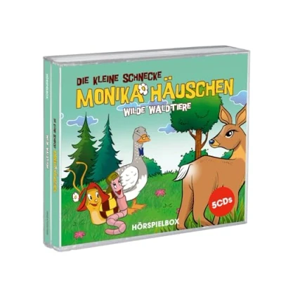 Abbildung von Die kleine Schnecke Monika Häuschen Wilde Waldtiere 5CD Hörspielbox