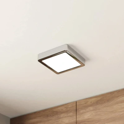Abbildung von EGLO Deckenleuchte »FUEVA 5«, Leuchtmittel LED Modul fest integriert, in chrom aus Stahl 11W Warmweiß