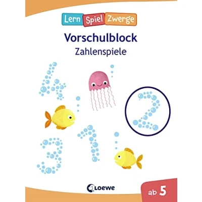 Abbildung von Die neuen LernSpielZwerge Zahlenspiele: Vorschulblock ab 5 Jahre Lernspiele und Übungen für Kindergarten Vorschule