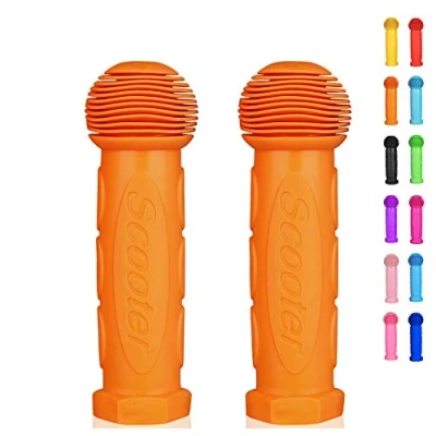 Abbildung von OTFAITP Roller Griff Lenker 1 Paar Fahrrad Fit für 2 3 4 Räder Kid Kick Roller,Kinder Fahrrad,Drifting Roller,Schaukel (Orange)