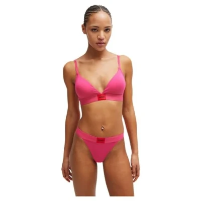 Abbildung von HUGO Triangel BH, Damen, Größe: Medium, Pink twelve
