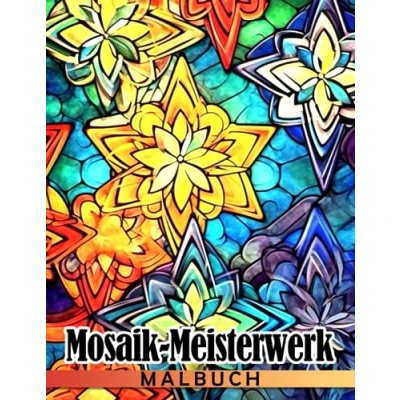 Abbildung von Mosaik Meisterwerk Malbuch: Unglaubliche Muster Illustrationen Ausmalbilder für Jugendliche und Erwachsene zum Entspannen Stressabbau