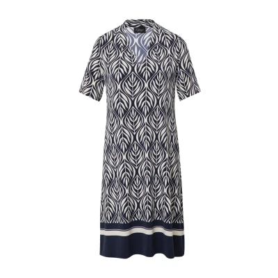 Abbildung von s.Oliver Black Label MIT Vausschnitt Freizeitkleid, Damen, Größe: 32, Navy