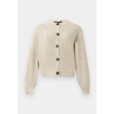 Abbildung von Vero Moda Vmlea O NECK Strickjacke, Damen, Größe: XS, Moon rock