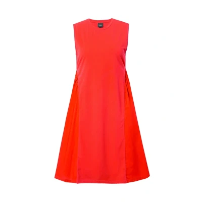 Abbildung von Ulla Popken Jerseykleid, Damen, Größe: 46/48, Red
