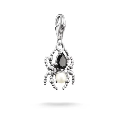 Abbildung von THOMAS SABO Charm Einhänger »True Romance Spinnen Optik Original« mit Zirkonia (synth.) und Süßwasserzuchtperle