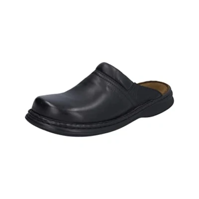 Abbildung von Josef Seibel Max Herren Clogs Echtleder Herrenschuhe, Schwarz (schwarz 600), 44 EU (9.5 UK)