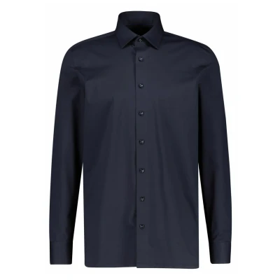 Abbildung von OLYMP Langarmhemd »Luxor 24/Seven modern fit Jerseyshirt«, mit geruchshemmenden Materialeigenschaften