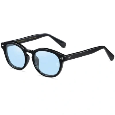 Abbildung von SHEEN KELLY Vintage Sommer Runde Sonnenbrille Nerd Frauen Bunte Eyewear Durchsichtige Linse Johnny Depp