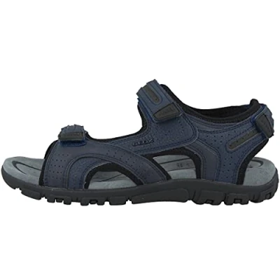 Abbildung von Geox Strada Trekkingsandale, Herren, Größe: 39, Navy/dark grey Schuhe