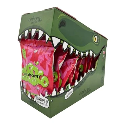 Abbildung von einhorn Kondome I 63 Stück Super Dino Classico Standardgröße 54 mm Geschenkspecial vegane, hormonfreie Verhütung natürlicher Gleitfilm nachhaltig und sicher