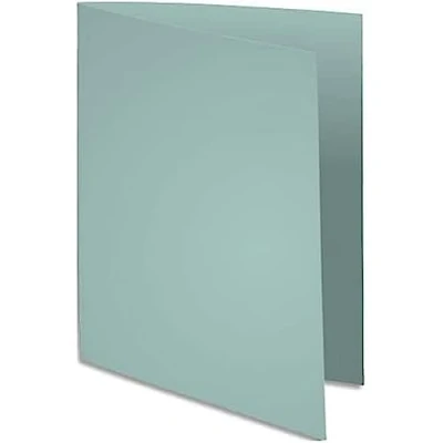 Abbildung von Exacompta 330009E 100er Pack Aktendeckel SUPER in Pastellfarben aus extra starkem Karton für DIN A4 ideal Archivierung 1 grau