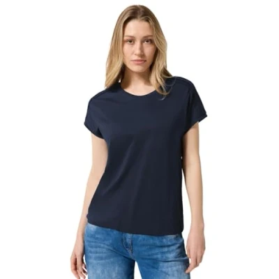 Abbildung von Cecil Damen B323100 T Shirt, Universal Blue, M