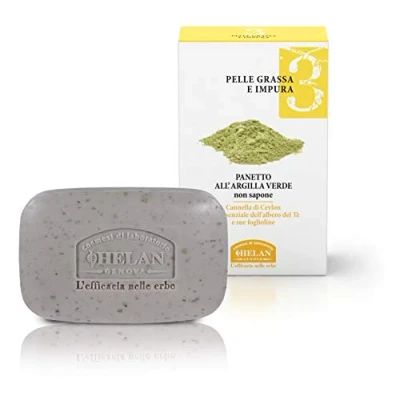 Abbildung von Helan, Linie Veso 3, grüner Ton, reinigend, fettige Haut, 100 g
