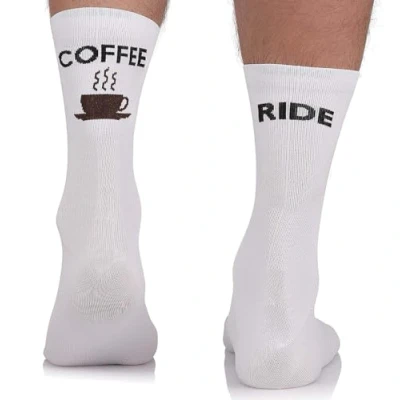 Abbildung von TODO Fahrradsocken Herren und Damen. Atmungsaktive Rennrad Socken. Kaffee Fahrrad Socken Herren, Radsocken (Coffee Ride, 43 46)