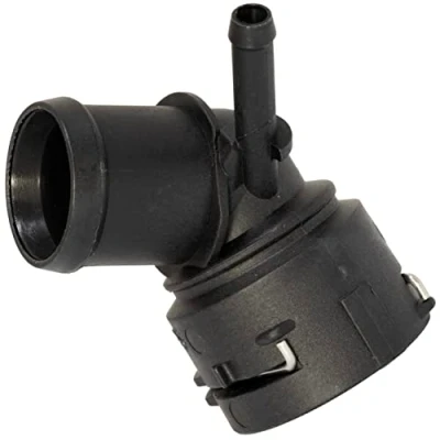 Abbildung von AERZETIX C66181 Kühlmittelflansch mit dichtring einbauseite: motorkühler, oben kompatibel 6Q0122291E