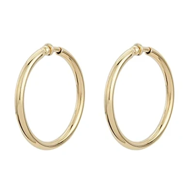 Abbildung von Traveller Ohrclip Creolen Damen Ø 50mm 22kt vergoldet 157500