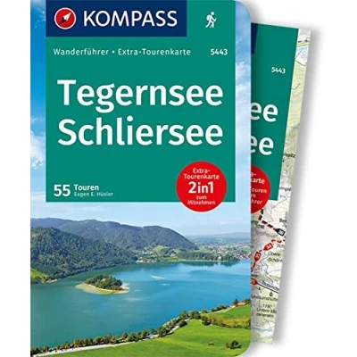 Abbildung von KOMPASS Wanderführer Tegernsee, Schliersee, 55 Touren mit Extra Tourenkarte: GPS Daten zum Download