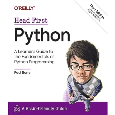 Abbildung von Head First Python: a Learner&#039;s Guide to the Fundamentals of Python Programming, Brain Friendly