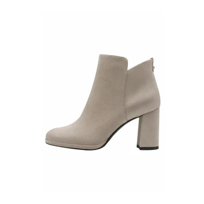 Abbildung von Tamaris High Heel Stiefelette, Damen, Größe: 37, Taupe Schuhe