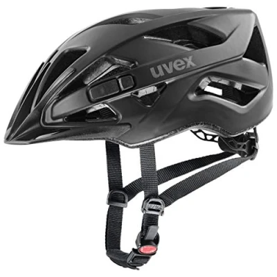 Abbildung von uvex touring cc leichter Allround Helm für Damen und Herren individuelle Größenanpassung erweiterbar mit LED Licht black matt 52 57 cm
