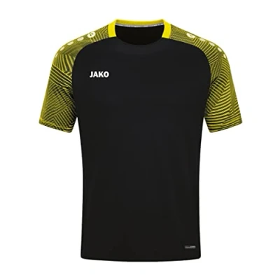 Abbildung von JAKO Performance Sport Tshirt, Herren, Größe: 62, Shwarz/soft yellow