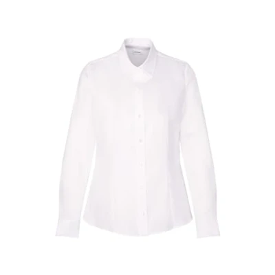 Abbildung von Seidensticker Damen Bluse Klassisch Elegant Hemdbluse Regular Fit Langarm Uni 100% Baumwolle