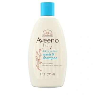 Abbildung von Aveeno Baby Wash &amp; Shampoo für Haar Körper, reißfrei, 236 ml