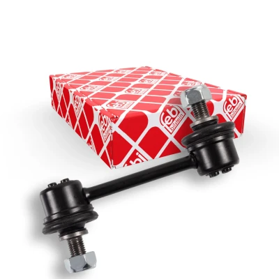 Abbildung von febi BILSTEIN 33763 Koppelstange Hinterachse links, rechts 95 M10 x 1,25 Plus mit selbstsichernder Mutter Stahl silber