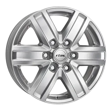 Abbildung von RIAL 6 loch 17Zoll 114.3mm Alufelge Transporter silber TP70722X31 Felge 7Zoll 22mm 66.10mm