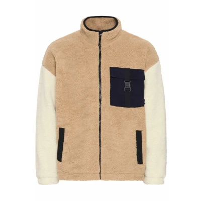 Abbildung von Indicode Jeans Fleecejacke, Herren, Größe: Large, Cornstalk