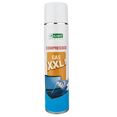 Abbildung von D.RECT Druckluftspray 600ml Air duster PC Reinigungsset Reinigungs Spray Cleaner Druckluftreiniger Für Die Reinigung Von Tastatur, Computer, Kamera, Handy