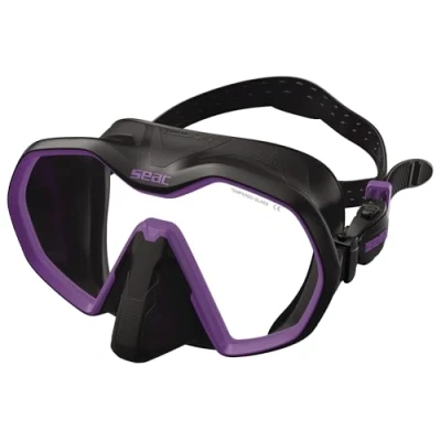 Abbildung von Seac Icona, rahmenlose Einglas Tauchmaske, 100% Made in Italy