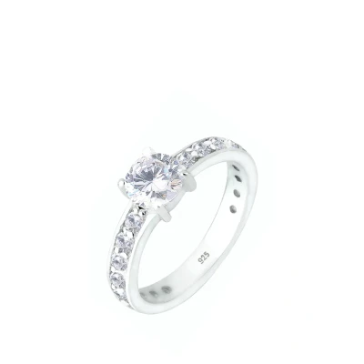 Abbildung von Elli Fingerring »Ring Solitärring Zirkonia 925 Sterling Silber«