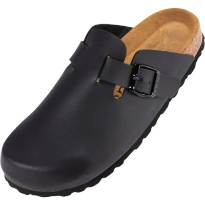 Abbildung von Palado KIEL Pantolette flach, Herren, Größe: 42, Schwarz Schuhe