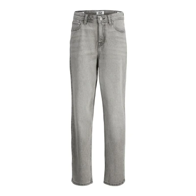 Abbildung von Jack &amp; Jones Junior Chris Jeans Straight Leg für Kinder, Größe: 104, Grey denim