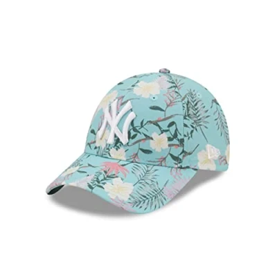 Abbildung von New Era York Yankees Frauencap türkis Blumenmuster 9Forty verstellbar Baseball One Size