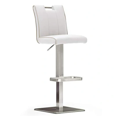 Abbildung von MCA furniture Bistrostuhl »BARBECOOL«, mit Rückenlehne, Bodenplatte eckig, 180 drehbar, Sitzhöhe von 55 80cm